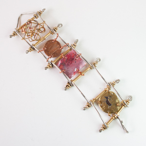 Multi metal bracelet by Judy Bjorkman