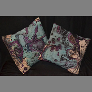Madsen Arts-Batik Pillow by Kirk and Theresa Madsen