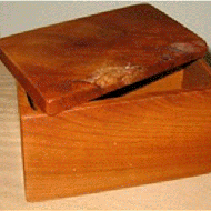 maple wooden box by Jerry Arbes